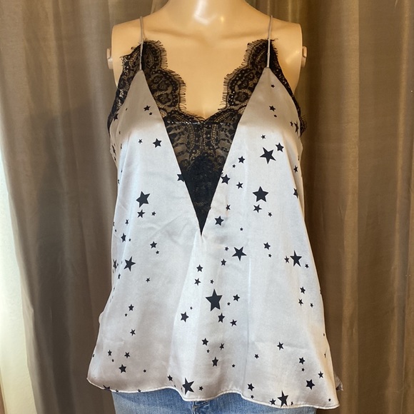 RARE AND SOLD OUT! NWOT CAMI NYC star silk lace cami - Picture 2 of 5